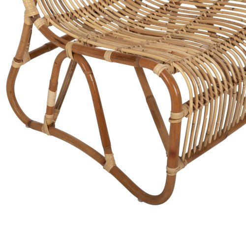 SESSEL BRONNY FÜR DEN AUSSENBEREICH RATTAN IN NATÜRLICH 60x82x92Hcm