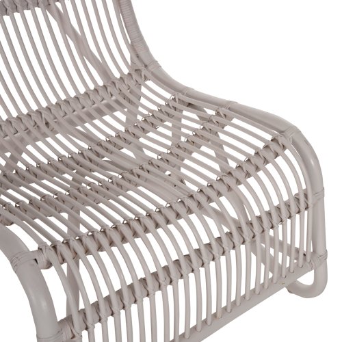 ΠΟΛΥΘΡΟΝΑ BRONNY ΕΞΩΤ.ΧΩΡΟΥ RATTAN ΣΕ ΛΕΥΚΟ ΧΡΩΜΑ 60x82x92Υ εκ.