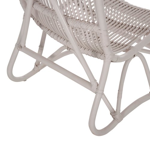 ΠΟΛΥΘΡΟΝΑ BRONNY ΕΞΩΤ.ΧΩΡΟΥ RATTAN ΣΕ ΛΕΥΚΟ ΧΡΩΜΑ 60x82x92Υ εκ.