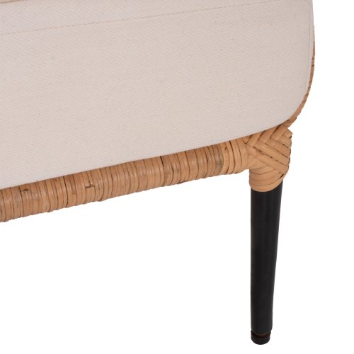 SESSEL RATTAN-METALL NATURFARBE
