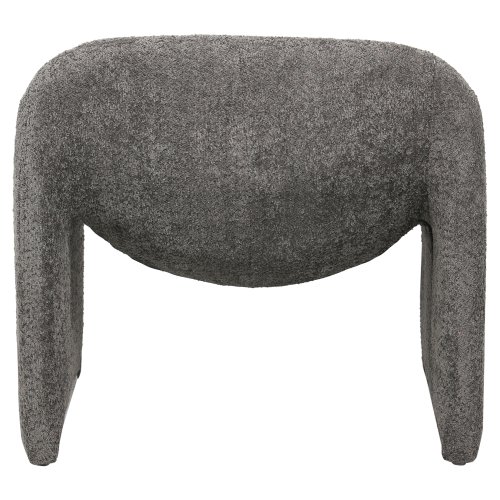 SESSEL MIT GRAUEM BOUCLE-STOFF 81x64x74cm