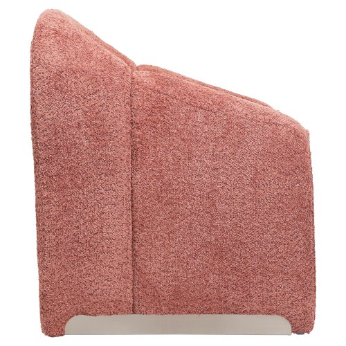 SESSEL MIT PINK BUCLE-STOFF 81x64x74cm
