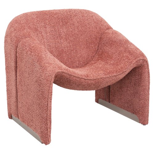 SESSEL MIT PINK BUCLE-STOFF 81x64x74cm