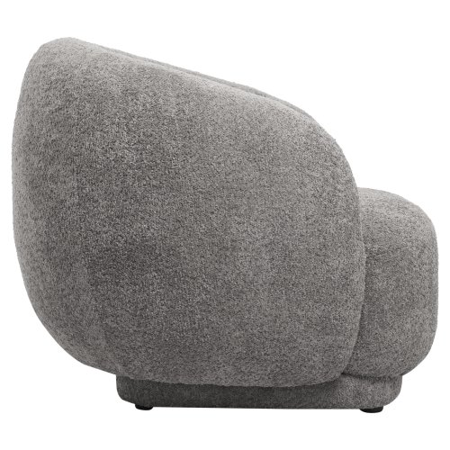 SESSEL GRAU BOUCLE-STOFF 93x87x78H cm