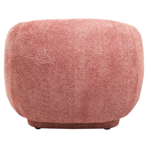 ARMCHAIR PINK BOUCLE FABRIC 93x87x78H cm