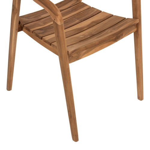 SESSEL DEUS TEAKHOLZ 54x56x76cm