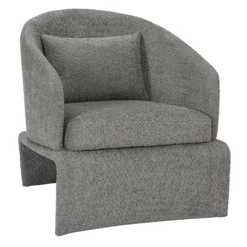 SESSEL GRAUER STOFF-METALLGESTELL 72x71x75Hcm