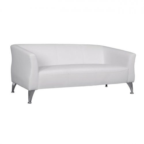 Sofa 3-Sitzer "Kiana" Weiß PU 180x75x71 cm