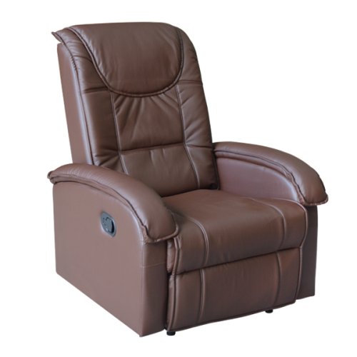 "Relax Me" sessel aus kunstleder mit massagefunktion in braun