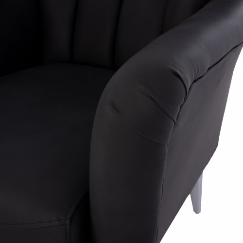 SESSEL BERZERA T. CHESTERFIELD IN SCHWARZ 87x88x100 cm