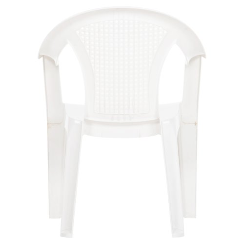 SESSEL AUS POLYPROPYLEN TUVANA WEISS 57x59,5x77Hcm