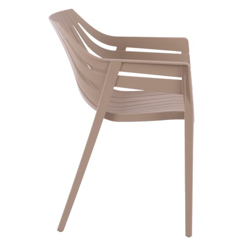 Moderner Sessel aus Polypropylen in Beige
