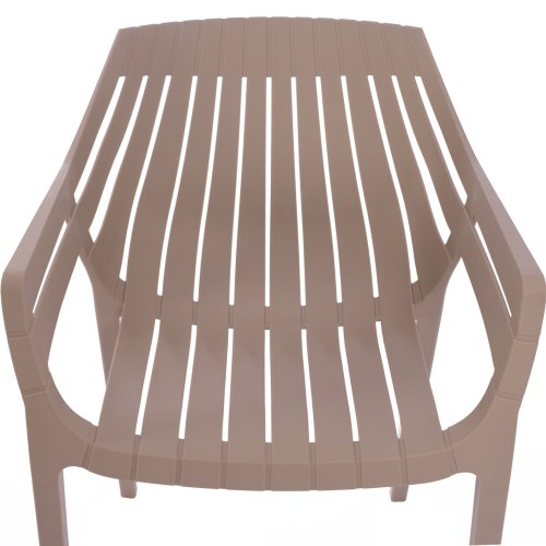 Moderner Sessel aus Polypropylen in Beige