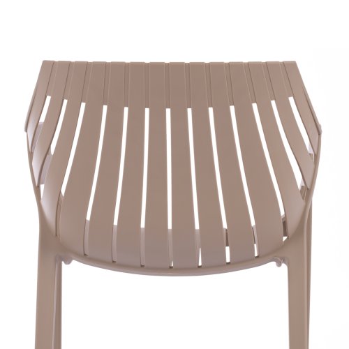 Moderner Sessel aus Polypropylen in Beige
