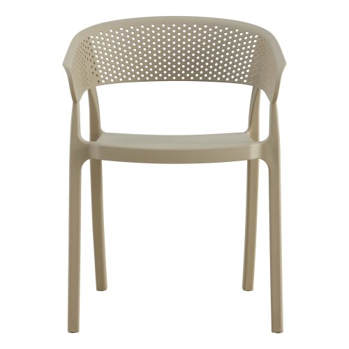 SESSEL POLYPROPYLEN IN BEIGE 53,5x50,5x73cm