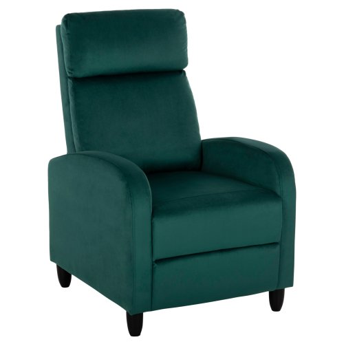 SESSEL RELAX GRÜN SAMT 67,5x90x104Hcm