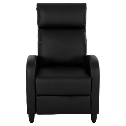SESSEL RELAX PU IN SCHWARZ 67,5x90x104Hcm