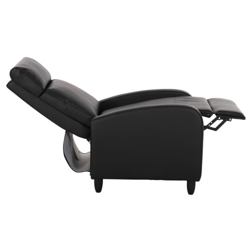 SESSEL RELAX PU IN SCHWARZ 67,5x90x104Hcm