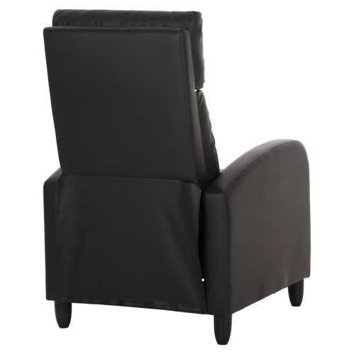 SESSEL RELAX PU IN SCHWARZ 67,5x90x104Hcm