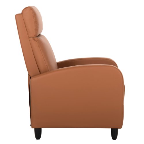 SESSEL RELAX PU IN BRAUN 67,5x90x104Hcm
