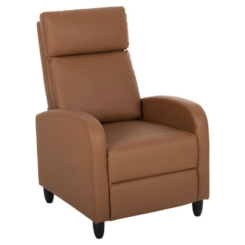 SESSEL RELAX PU IN BRAUN 67,5x90x104Hcm