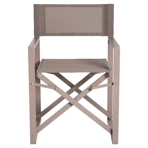 Sessel Direktor Aluminium in CHAMPAGNER