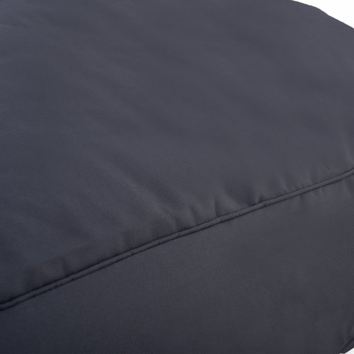Pouf "Alok" in grau mit UV-Schutz Wasserdicht 140x70x60 cm