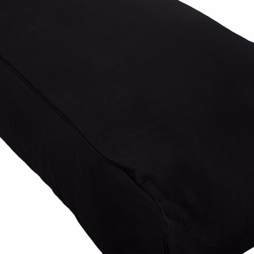 Pouf "Alok" in black with UV Protection 140x70x60 cm