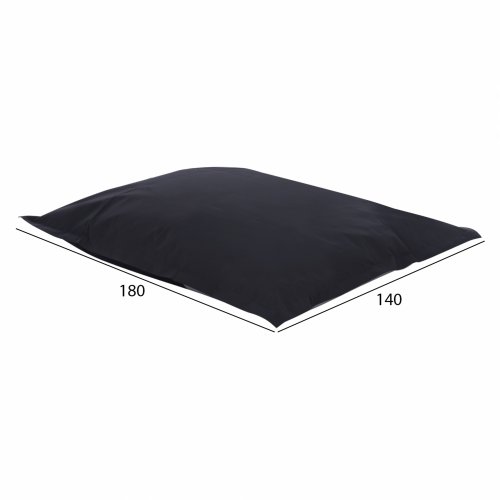 POUF "ANSHU" IN GRAU MIT UV-SCHUTZ 140x180 cm