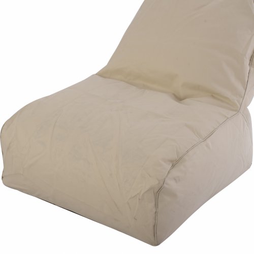 POUF SITZSACK "CLOUD" WASSERDICHTER SESSEL ECRU 81x78x73 cm
