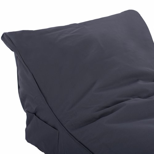 Pouf "Tanea" in grau mit UV-Schutz Wasserdicht 190x80x60 cm
