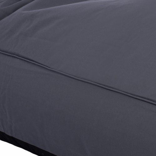 Pouf "Tanea" in grau mit UV-Schutz Wasserdicht 190x80x60 cm