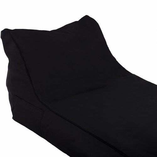 Pouf "Tanea" in black with UV Protection 190x80x60 cm