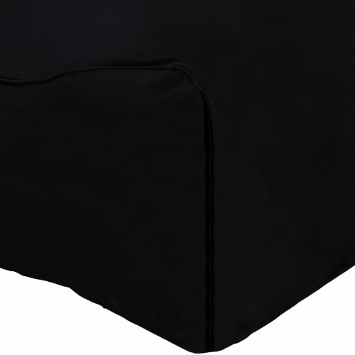 Pouf "Tanea" in black with UV Protection 190x80x60 cm