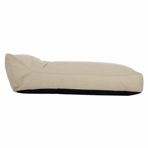 Pouf "Tanea" in beige with UV Protection 190x80x60 cm