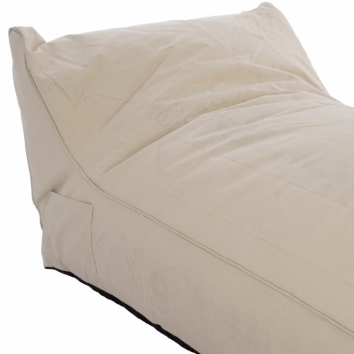 Pouf "Tanea" in beige with UV Protection 190x80x60 cm