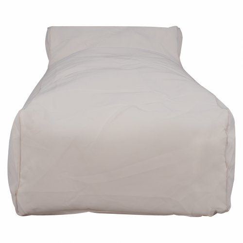 WADELIN POUF WITH TEXTILENE WHITE 190x80x40-60