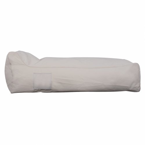 WADELIN POUF WITH TEXTILENE WHITE 190x80x40-60
