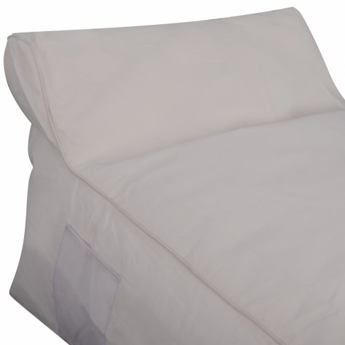 WADELIN POUF WITH TEXTILENE WHITE 190x80x40-60