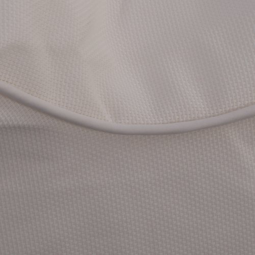 WADELIN POUF WITH TEXTILENE WHITE 190x80x40-60