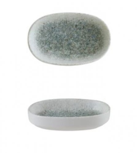 Ovaler Teller "Bonna Hygge Lunar Ocean Blue" 10cm 12 Set