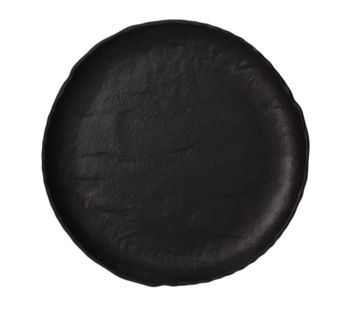 Flacher Teller Tognana Vulcania Schwarz Ø28cm 6 Set