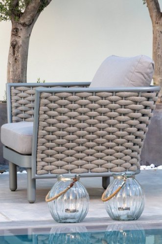 Outdoor Sofa Set "LEON" Cappuccino Farbton