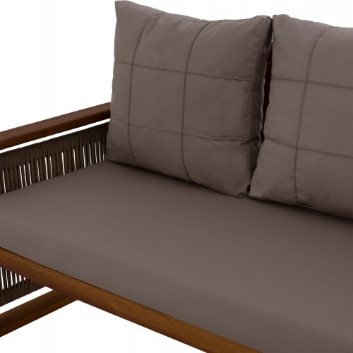 4TLG OUTDOOR LOUNGE SET AUS MASSIVEM IROKO NUSSBAUM  - Nächstes Erscheinungsdatum: 18.05.2023