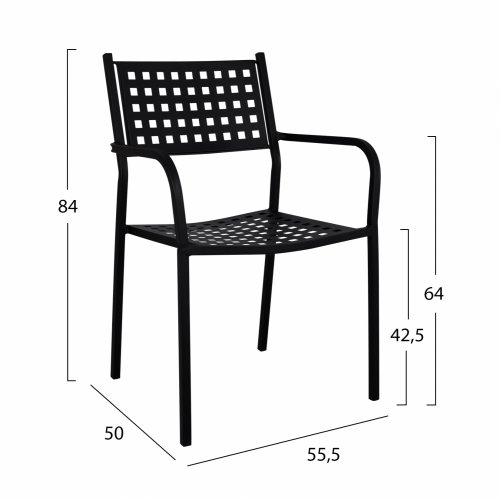 5 STCK OUTDOOR ESS-SET MIT MARMORTISCH