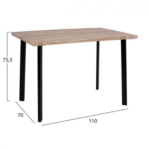 Modernes Esstischset im Industriellen Design (5-teilig)