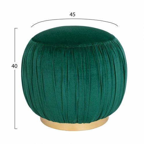 DEREK CYPRUS STONE VELVET MIT GOLDENER BASIS