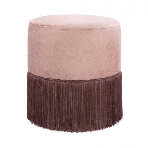 GRACIANA STOOL WITH PINK VELVET FRICTIONS