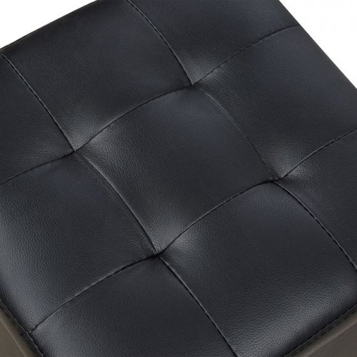 ΣΚΑΜΠΩ ΜΕ ΑΠΟΘΗΚΕΥΤΙΚΟ ΧΩΡΟ PU ΜΑΥΡΟ CUBE 36,5x36,5x36Υεκ.