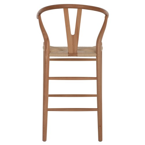 BARHOCKER "BRAVE" BUCHENHOLZ NATURAL WISHBONE RÜCKEN 48x53x100 cm